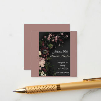 mejor tarjeta púrpura de boda