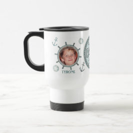 Mejor taza náutica de encargo del día de padre del