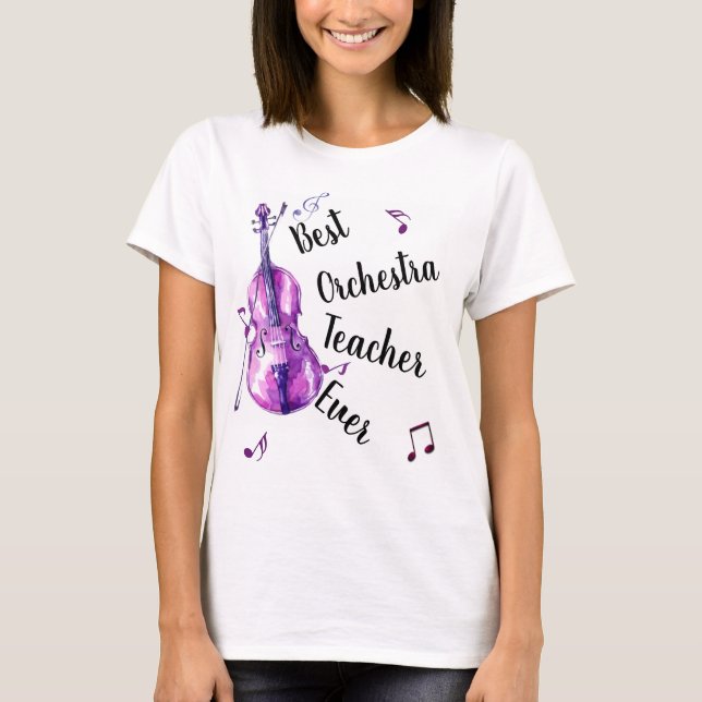 Mejor Teatro de Orquesta Camiseta de Patrón (Anverso)