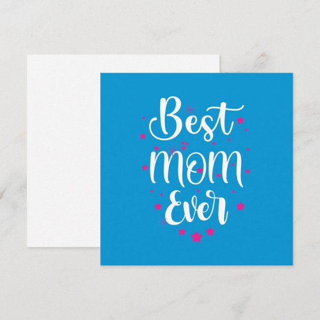 Mejor Texto De Mamá Y Pequeñas Estrellas (Anverso / Reverso)