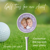 Mejor Tía De Par Photo Purple