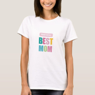 mejor tipografía de ciudad madre camiseta moderna