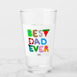 Mejor Tumbler de Vidrio de Papá Nunca