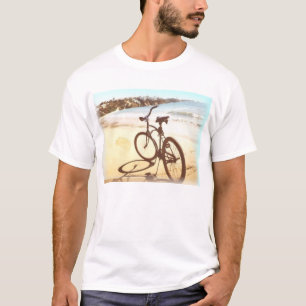 Mejor varado blanco de la bici de la camiseta