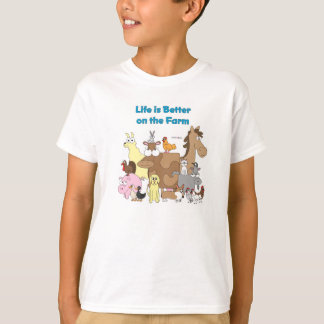 Mejore en la granja - camisa de los niños