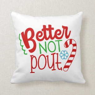 Mejore no la almohada de la decoración de las