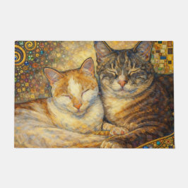 Mejores Amigos Gatos Alfombra de Entrada inspirada