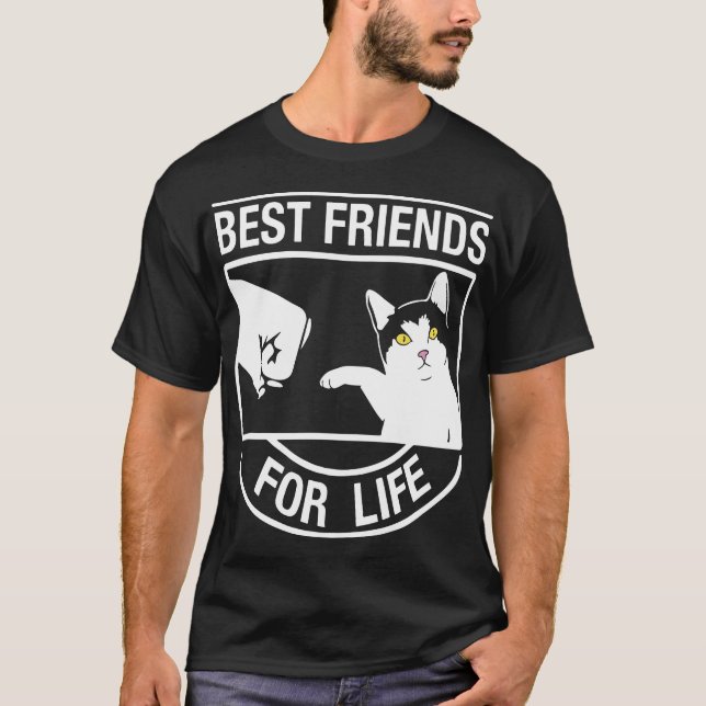 Mejores amigos para las camisetas del gato de (Anverso)
