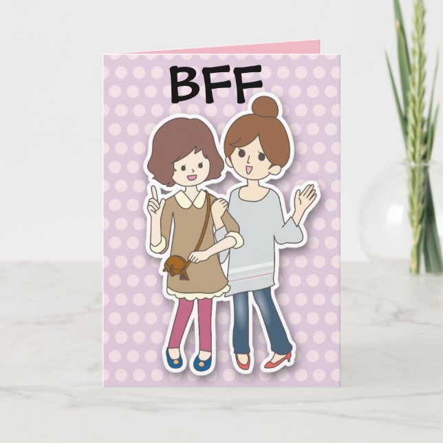 MEJORES AMIGOS PARA LAS TARJETAS DE SALUD BFF (Anverso)