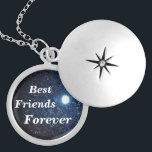 Mejores amigos para siempre collar de Pendant<br><div class="desc">Dale esto a tu mejor amiga y recuérdala de tu amistad.  Es personalizable para que lo hagas personal</div>