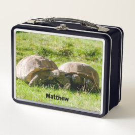 "Mejores Amigos" Tortuga la Metalizado Lunchbox