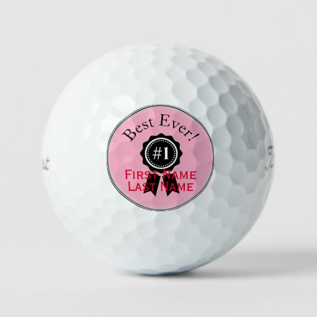 Mejores bolas de golf de Titleist rosado HAMbWG (Anverso)