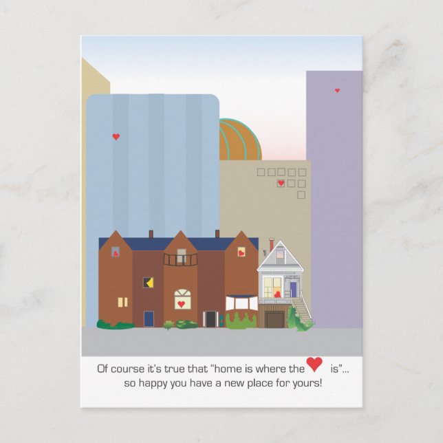 Mejores deseos para la postal del nuevo propietari (Anverso)