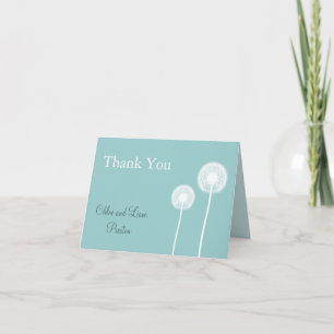 ¡Mejores deseos! Tarjeta de agradecimiento de boda