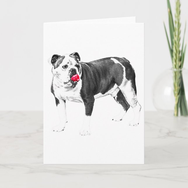Mejores deseos, tarjeta de lengua feliz (Anverso)