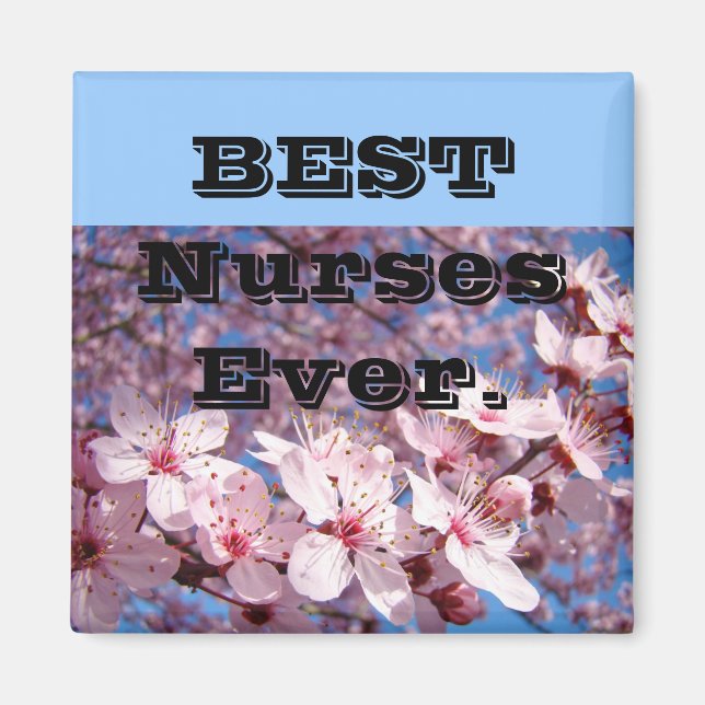 Mejores enfermeras imanes jamás regalos Enfermería (Frente)