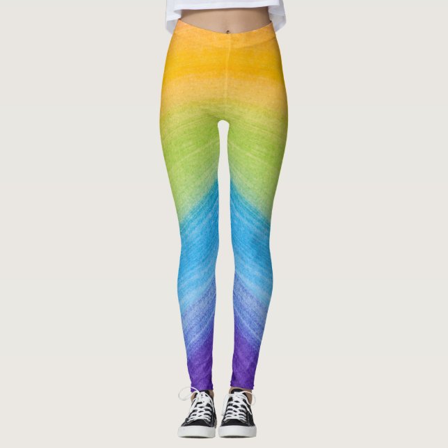 Mejores Leggings de acuarela para adaptarse a tus  (Anverso)