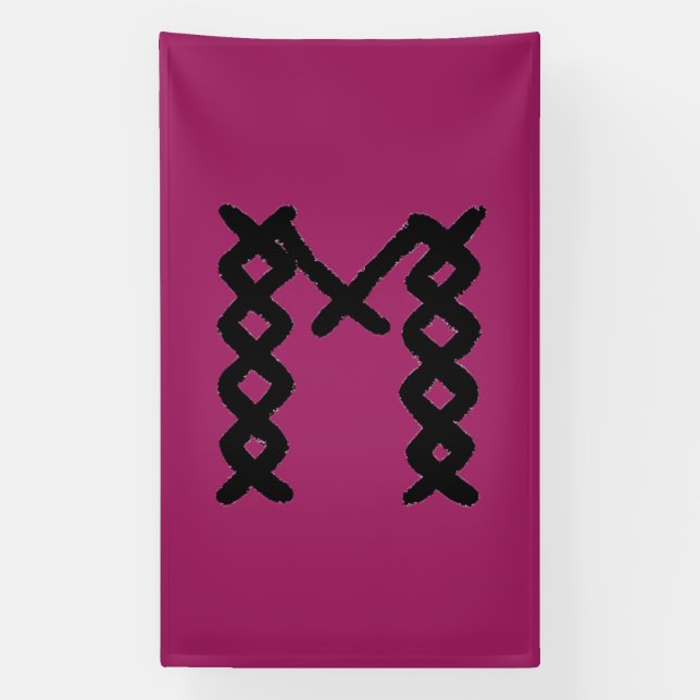 Mejores pancartas al aire libre. Grandes. Negras.  (Vertical)