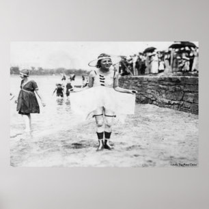 MEJORES POSTERS - PLAYA FASHION 1918 - CARTEL VINT