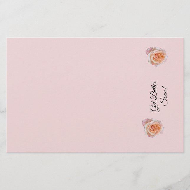 Mejores Rosas Papelería Rosa (Anverso)
