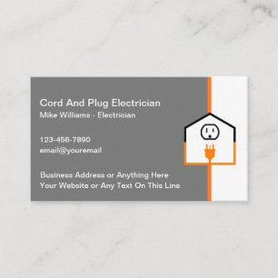 Mejores Tarjetas de Electricista para Negocios Nue