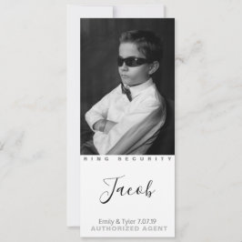 Mejores tarjetas de fotos de portador de anillo ja