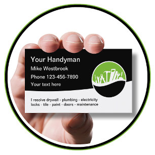 Mejores Tarjetas de Negocio de Mano de Obra