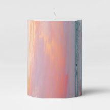Mejores Velas de Columna de Color Sólido y Textura