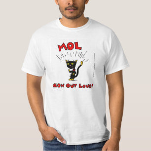 Mel MOL: ¡SALVO LOUD! Camiseta de valor para hombr