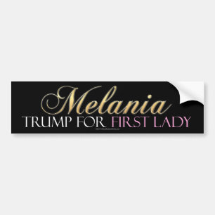 Melania Trump para la primera dama pegatina del pa