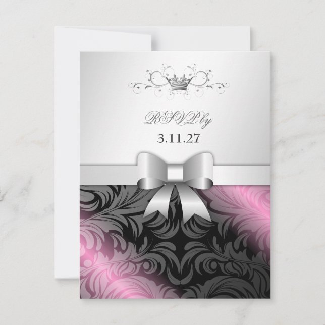 Melaza dulce de 311 | Bow Sweet 16 RSVP (Anverso)