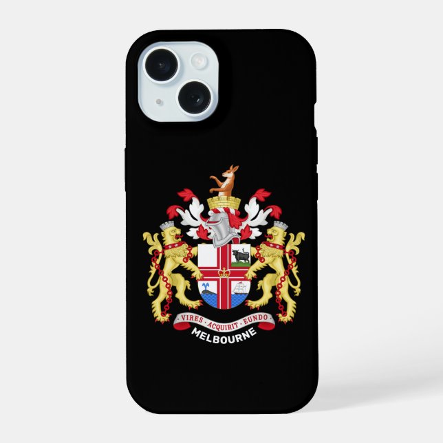 Melbourne, Australia - escudo de armas (Reverso )
