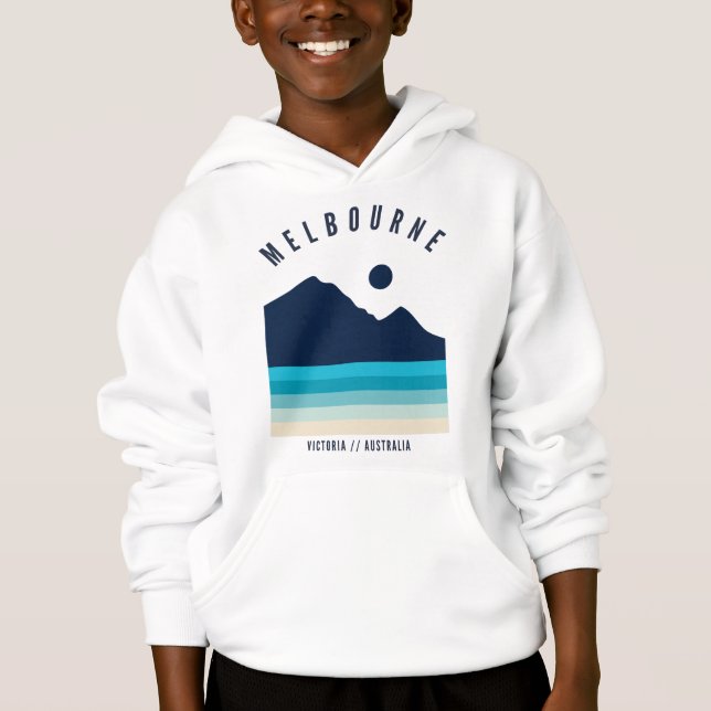Melbourne Victoria Australia Retro Playa Vintage (Anverso)