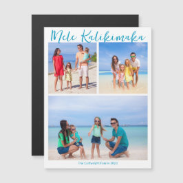 Mele Kalikimaka 3 Magnet de Navidades de playa fot