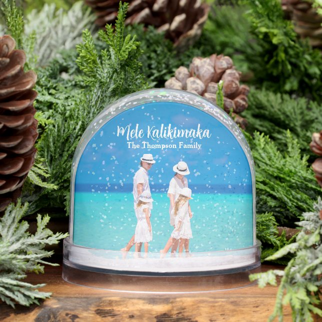 Mele Kalikimaka Beach Family Photo Christmas (Invierno)