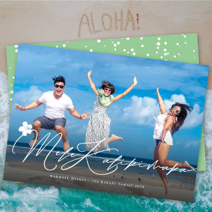 Mele Kalikimaka Elegante Navidad de guiones
