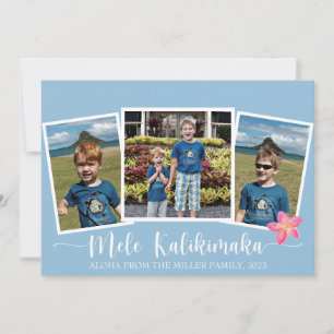 Mele Kalikimaka Feliz Navidad Plumeria