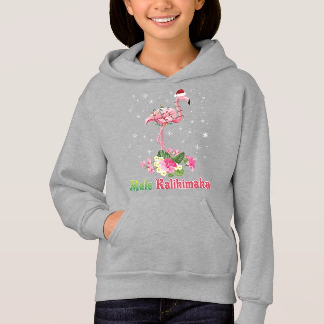 Mele Kalikimaka Flamingo Santa Navidades Merry (Anverso)