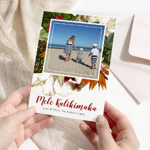 Mele Kalikimaka Floral Navidad Foto Fiesta