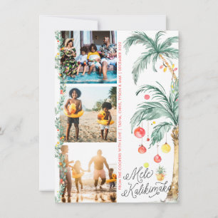 Mele Kalikimaka Tarjeta de Collage de Fotos de N