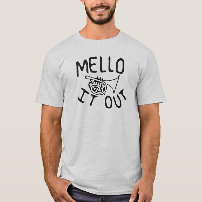 Mello él hacia fuera camisa del mellophone del (Anverso)