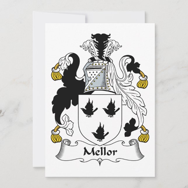 Mellor Family Crest (Anverso)