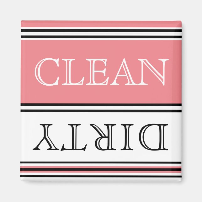 Melocotón de Coral Náutico Lavavajillas Imán de li (Frente)