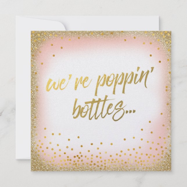 Melocotón somos perla de la invitación de las (Anverso)