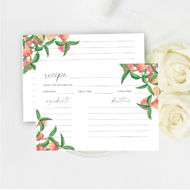 Melocotones acuáticos - tarjeta de receta (Subido por el creador)