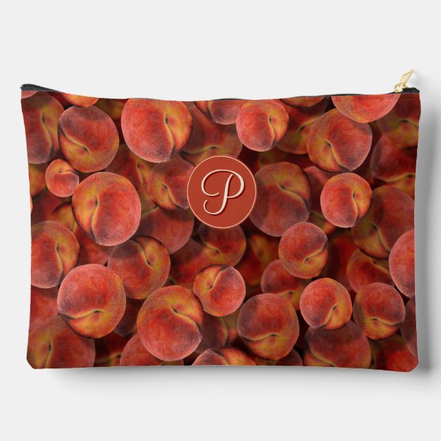Melocotones Gran Bolsa de Aseo Cosmético (Reverso )