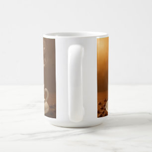 "Melodías en Vapor: Taza de Arte de Taza de Café M
