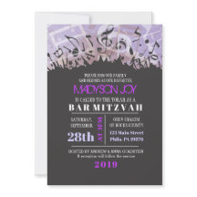 MELODY del Bar TORAH Invitación Mitzvah