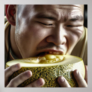 Melon Eater II - Impresión de arte de lienzo