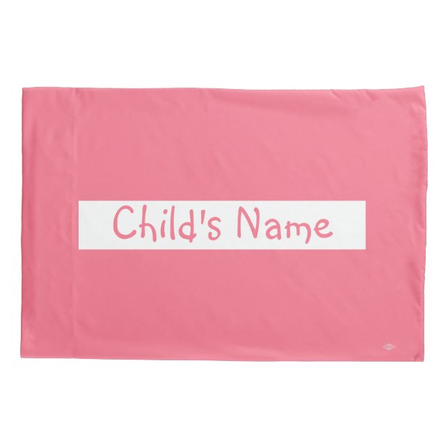 Melon Pink con el nombre del niño Cubierta de almo (Reverso)